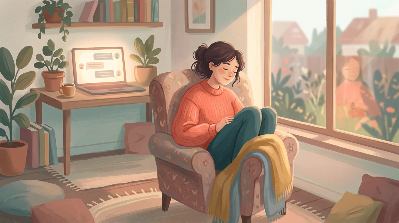 Спокойствие и безопасность получения психологической помощи дома