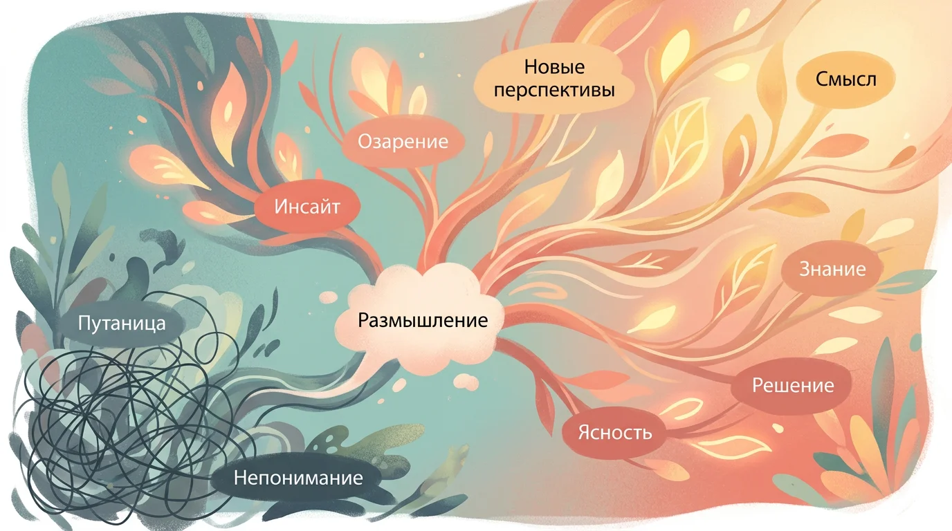 Процесс анализа и понимания проблемы в консультации с ИИ-психологом