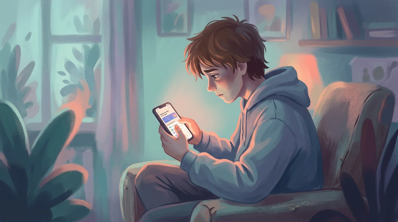 Подросток в поиске психологической помощи онлайн