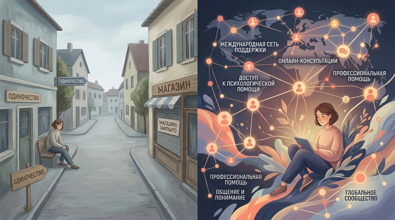 ИИ-психолог обеспечивает доступ к поддержке независимо от географического расположения