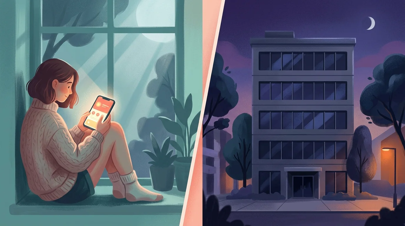 Сравнение доступности бота и живого психолога