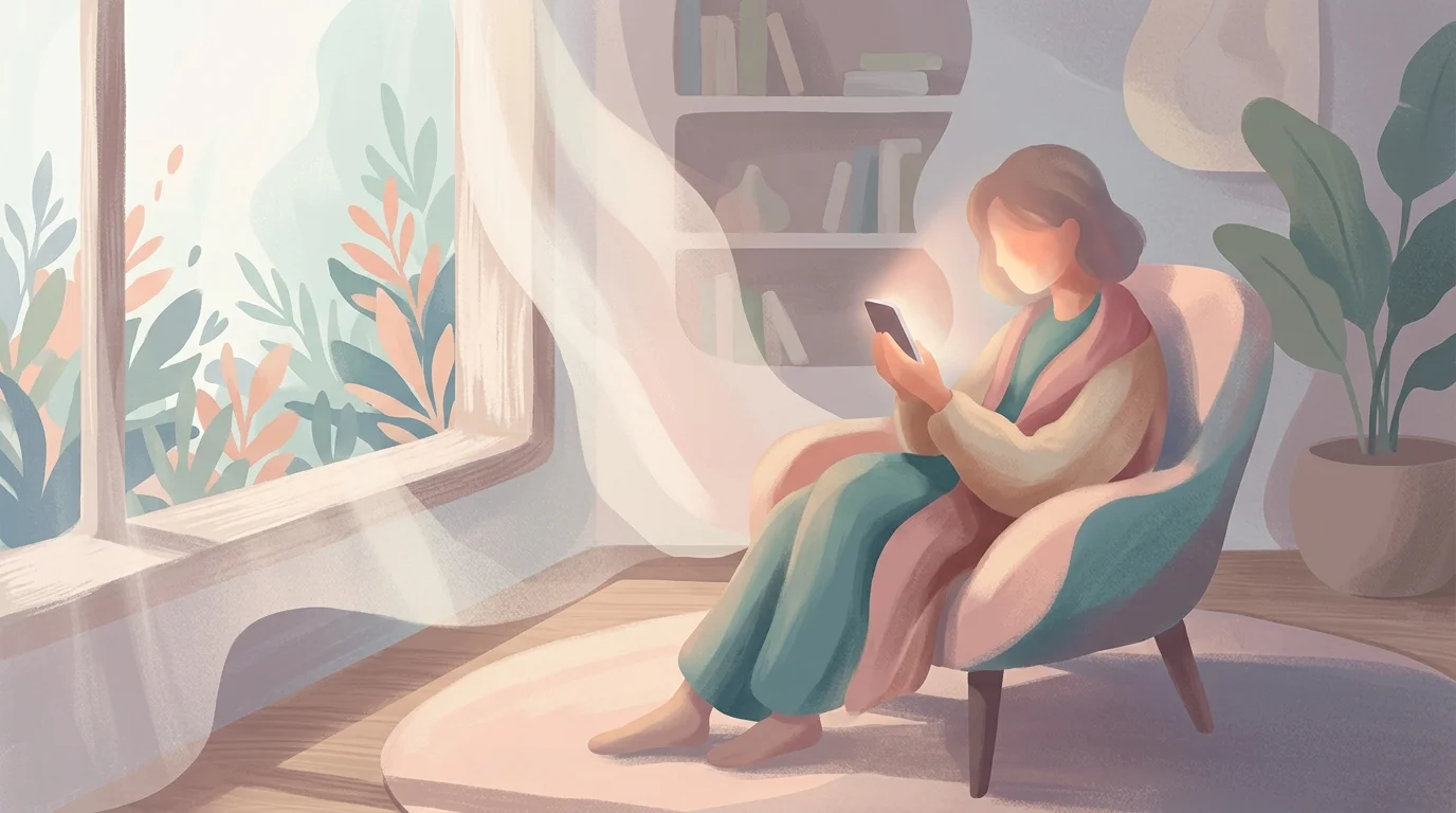 Подготовка к консультации с психологом: спокойное место и смартфон